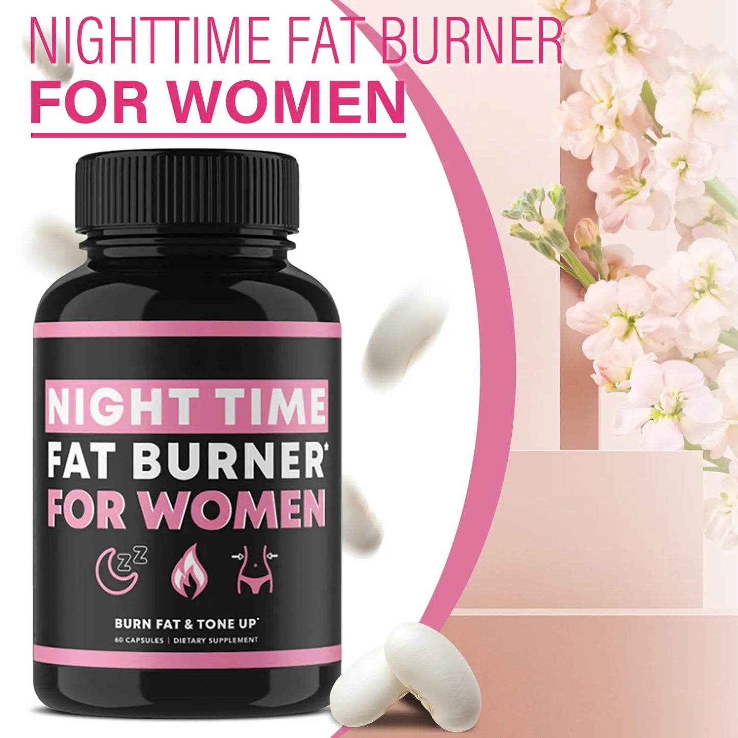 WISHCA White Kidney Bean Extract Capsules: Extra Strength Sugar & Carb Blocker, Plant-Based Energy (60 Count) - WISHCA